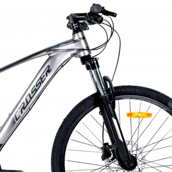Bicicletă Crosser X880 26" 15.5" Aluminiu/ Gray Black photo 4