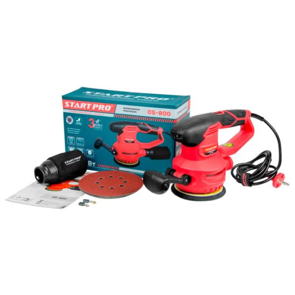 Șlefuitor Start Pro OS-800 Cu excentric/ 800 W/ Red photo 3