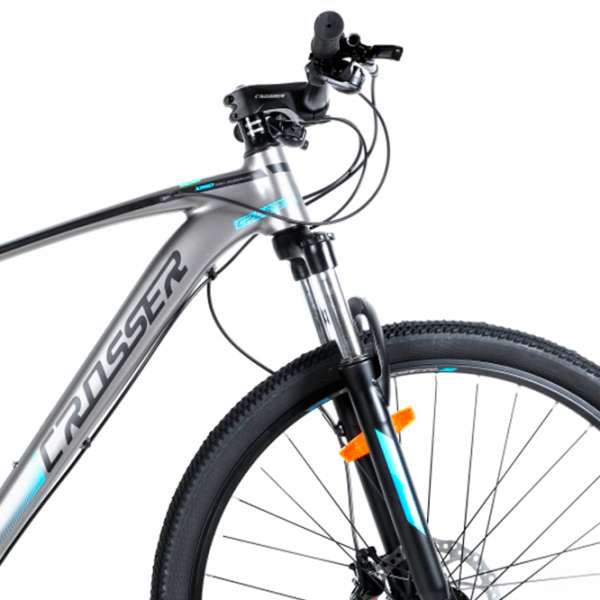 Bicicletă Crosser X880 29" 19" Aluminiu/ Gray Blue photo 4
