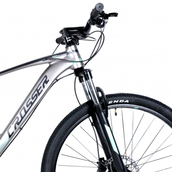 Bicicletă Crosser X880 29" 17" Aluminiu/ Gray Green photo 4