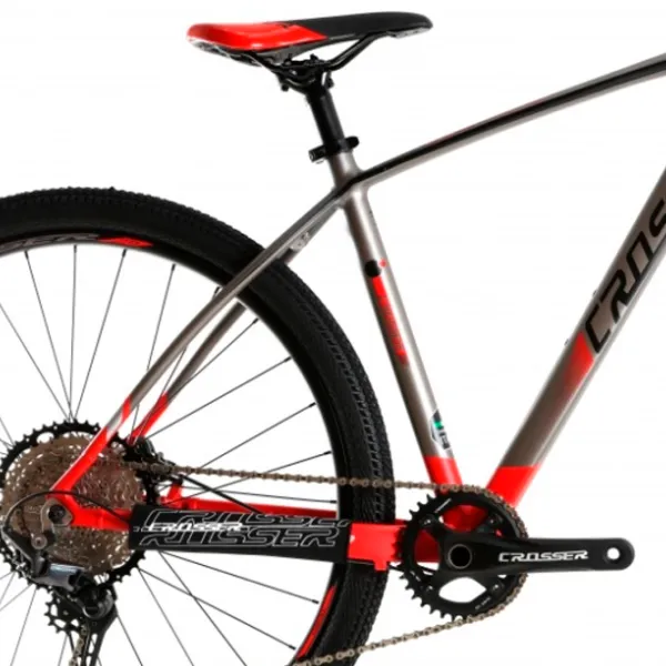 Bicicletă Crosser X880 29" 17" Aluminiu/ Gray Red photo 3