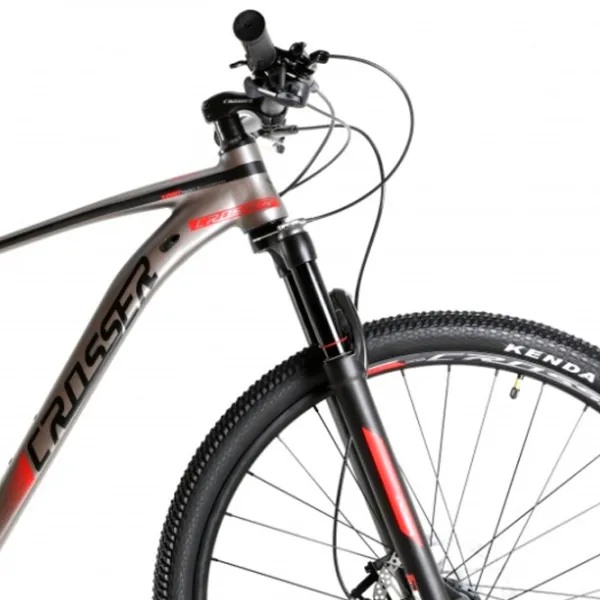 Bicicletă Crosser X880 29" 17" Aluminiu/ Gray Red photo 4