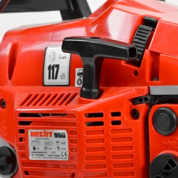 Fierăstrău cu lanţ Hecht 950 pe benzină/ Red photo 3 Fierăstrău cu lanţ Hecht 950 pe benzină/ Red photo 3