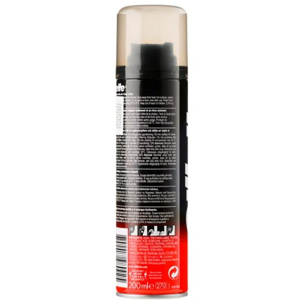 Spumă de ras Gillette Regular 0.2l photo 2