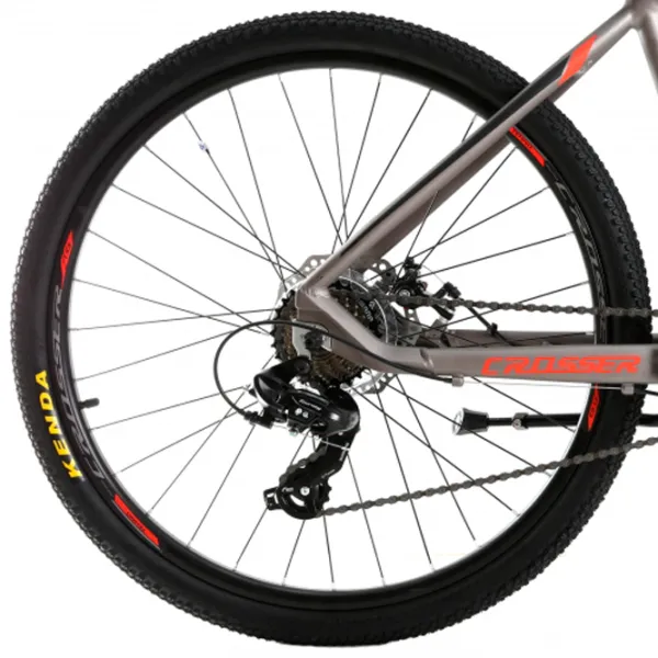 Bicicletă Crosser Solo 29" 21" Aluminiu/ Gray Red photo 2
