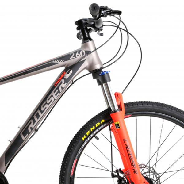 Bicicletă Crosser Solo 29" 21" Aluminiu/ Gray Red photo 4