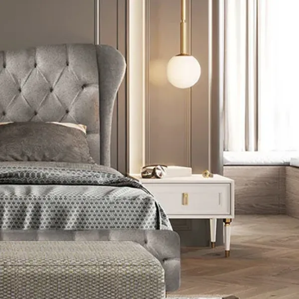 Тумбочки Dogtas Lorenta 46.7см x 53.8см x 44.5см/ ЛДСП/ White photo 2