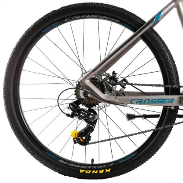 Bicicletă Crosser Solo 27.5" 21" Aluminiu/ Gray Blue photo 2