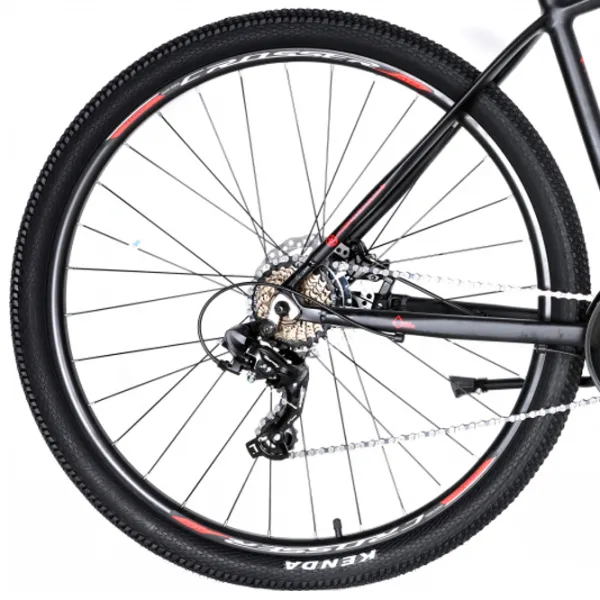Bicicletă Crosser MT-041 27.5" 19" Aluminiu/ Black Red photo 2