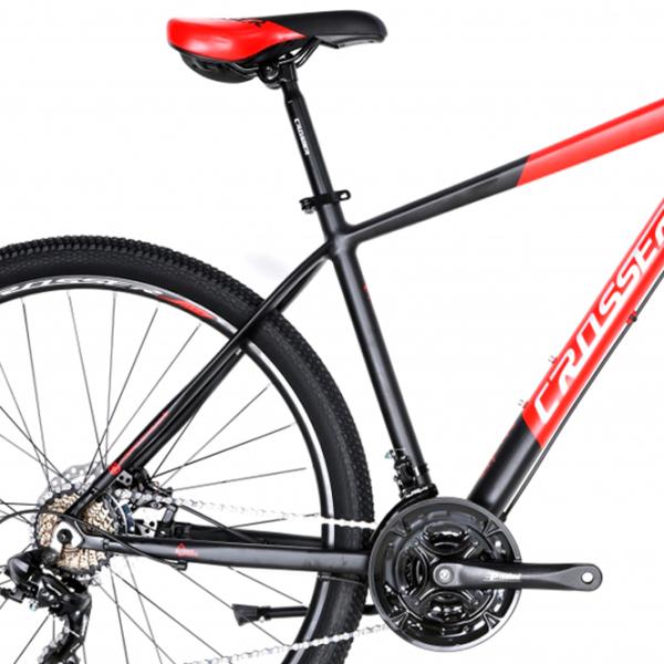 Bicicletă Crosser MT-041 27.5" 19" Aluminiu/ Black Red photo 3