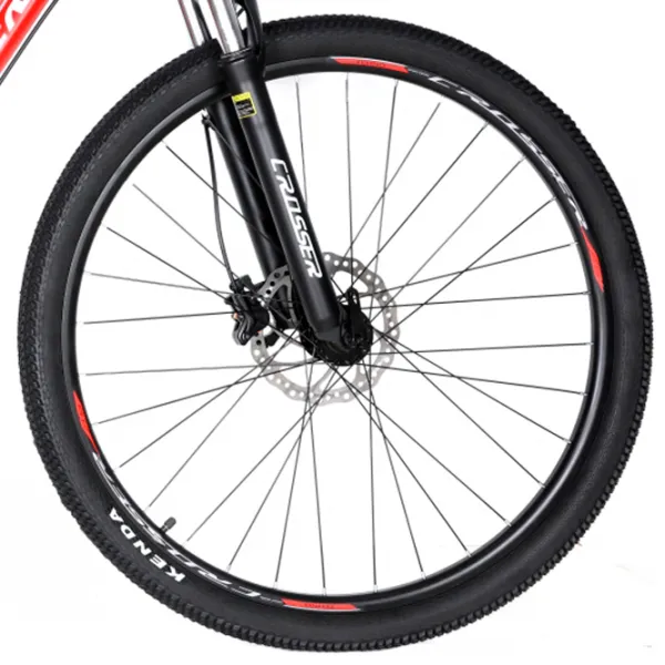 Bicicletă Crosser MT-041 27.5" 19" Aluminiu/ Black Red photo 5