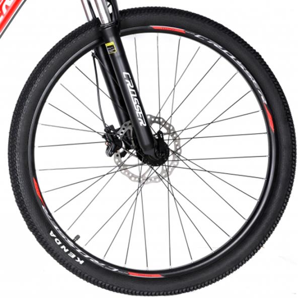 Bicicletă Crosser MT-041 27.5" 19" Aluminiu/ Black Red photo 5