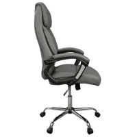 Fotoliu de birou DecoPrim BX-3008 Piele artificială/ Gray photo 3
