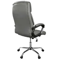 Fotoliu de birou DecoPrim BX-3008 Piele artificială/ Gray photo 4