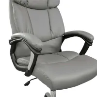 Fotoliu de birou DecoPrim BX-3008 Piele artificială/ Gray photo 5