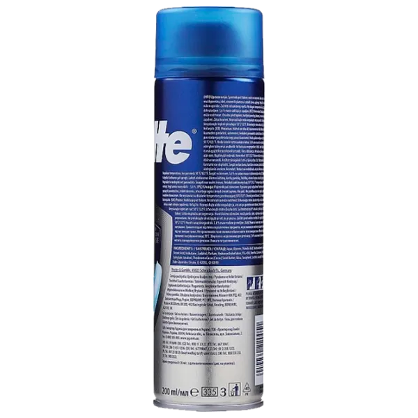 Spumă de ras Gillette Moisturizing Shave 0.2l photo 2