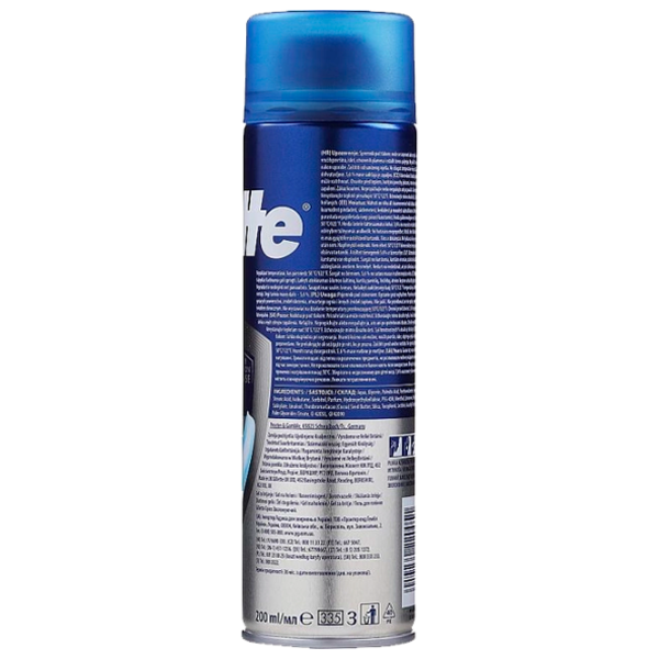 Spumă de ras Gillette Moisturizing Shave 0.2l photo 2