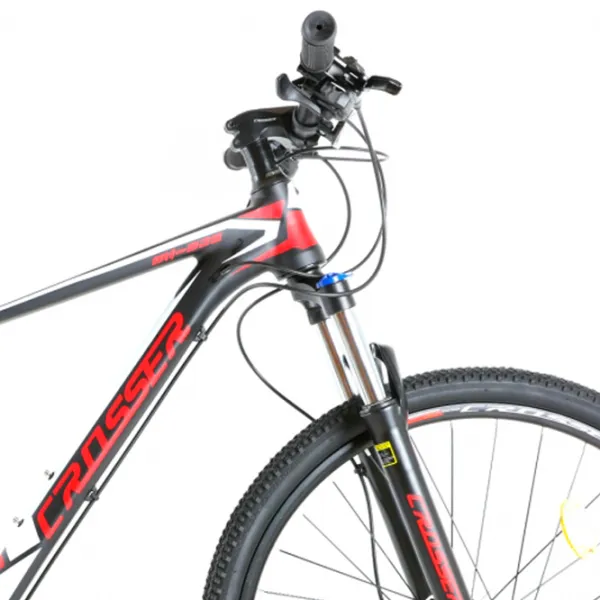 Bicicletă Crosser MT-036 26" 17" Aluminiu/ Black Red photo 4