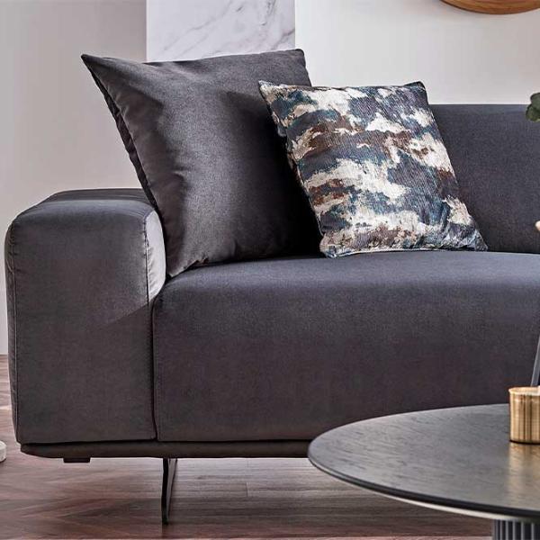 Canapea Dogtas Belfast (3120012686) Catifea/ Gray photo 2 Canapea Dogtas Belfast (3120012686) Catifea/ Gray photo 2