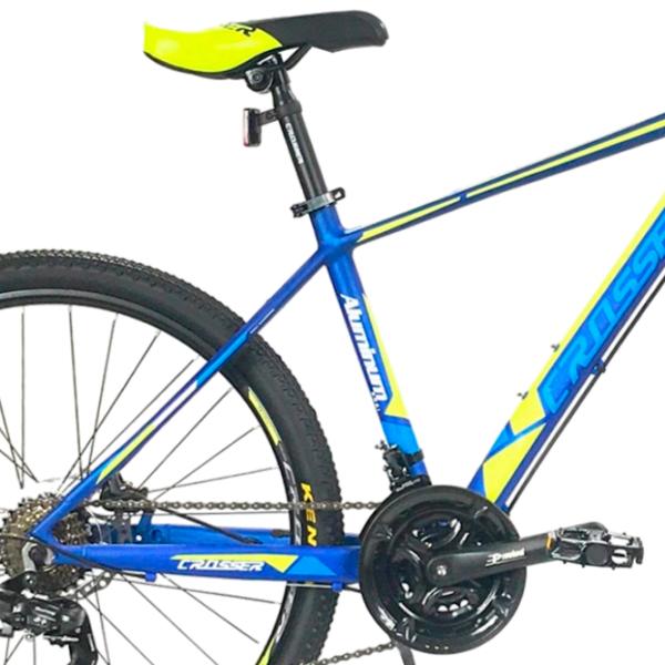 Bicicletă Crosser MT-036 29" 17" Aluminiu/ Blue Green photo 3