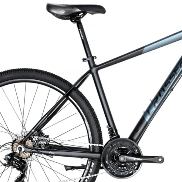 Bicicletă Crosser MT-042 27.5" 17.5" Aluminiu/ Black Gray photo 3