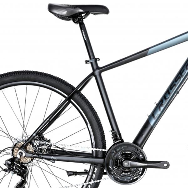 Bicicletă Crosser MT-042 27.5" 17.5" Aluminiu/ Black Gray photo 3