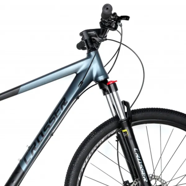 Bicicletă Crosser MT-042 27.5" 17.5" Aluminiu/ Black Gray photo 4