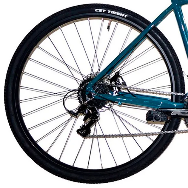 Bicicletă Crosser POINT 700C 29" 17" Aluminiu/ Green White photo 2