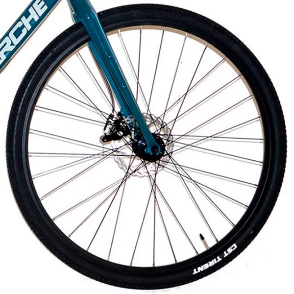 Bicicletă Crosser POINT 700C 29" 17" Aluminiu/ Green White photo 5