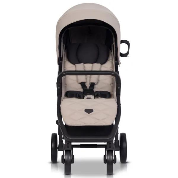 Cărucior pentru copil Euro-Cart Flex Black Edition 1058100-1/ Beige photo 2