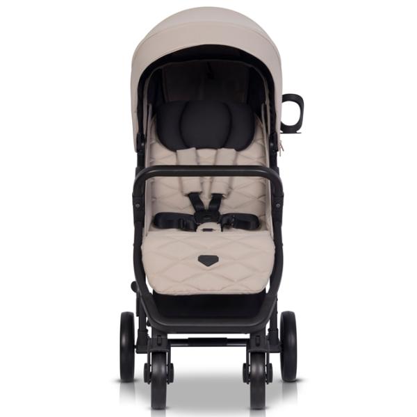 Cărucior pentru copil Euro-Cart Flex Black Edition 1058100-1/ Beige photo 2