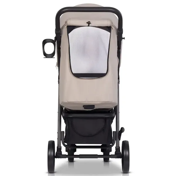 Cărucior pentru copil Euro-Cart Flex Black Edition 1058100-1/ Beige photo 3