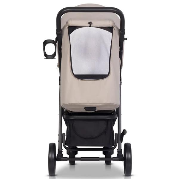 Cărucior pentru copil Euro-Cart Flex Black Edition 1058100-1/ Beige photo 3