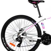 Bicicletă Crosser X100 27.5" 15" Aluminiu/ White Pink photo 2