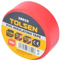 Bandă izolantă Tolsen 38025 PVC photo 2