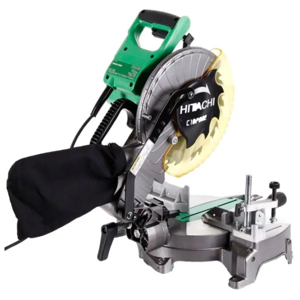 Fierăstrău pentru tăieri înclinate Hitachi C10FCE2 255 mm/ Green photo 2