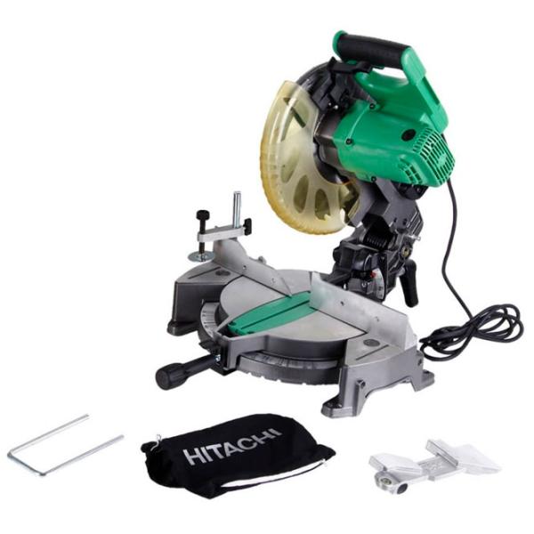 Fierăstrău pentru tăieri înclinate Hitachi C10FCE2 255 mm/ Green photo 3