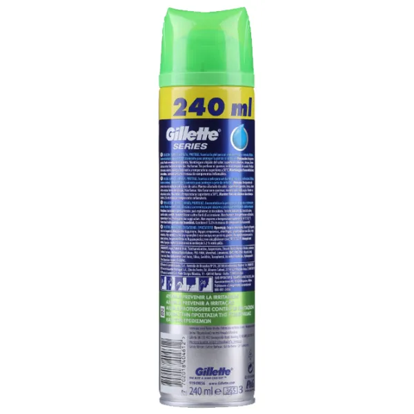 Spumă de ras Gillette Sensitive Aloe Vera 0.24l photo 2