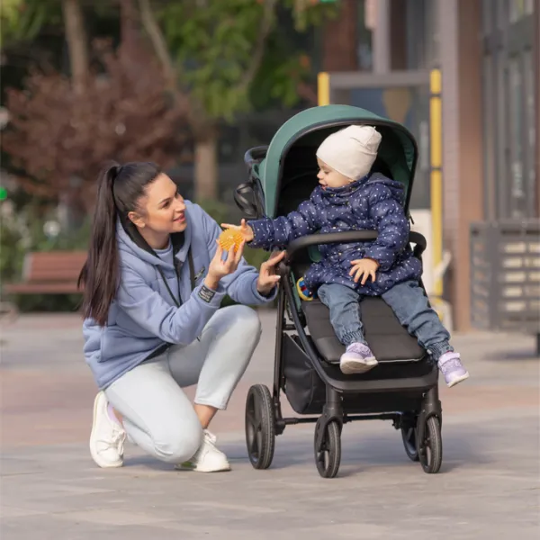 Детская коляска Carrello Bravo Plus 2024 1058009-5/ Зелёный photo 6