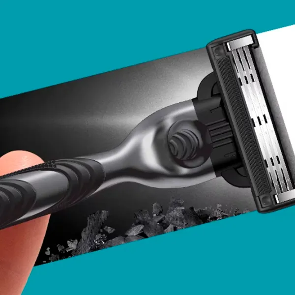 Aparate de ras clasice Gillette Mach 3 Charcoal Pentru el photo 3