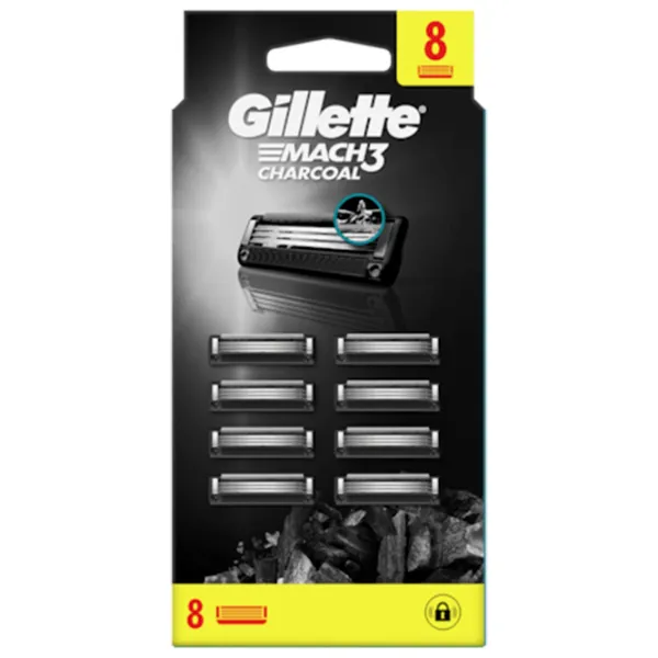 Casete de rezervă Gillette Mach 3 Charcoal Pentru el photo 2