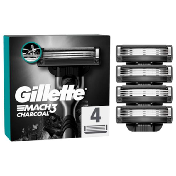 Casete de rezervă Gillette Mach 3 Charcoal Pentru el photo 2