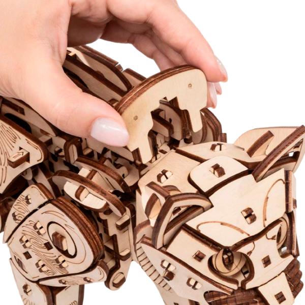 Puzzle 3D Ewa Toys Wild Cat 14+/ Numărul de piese: 508 photo 2