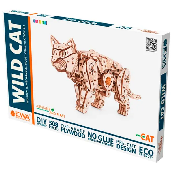 Puzzle 3D Ewa Toys Wild Cat 14+/ Numărul de piese: 508 photo 5