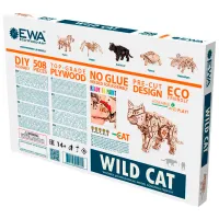 Puzzle 3D Ewa Toys Wild Cat 14+/ Numărul de piese: 508 photo 6