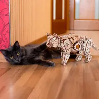 Puzzle 3D Ewa Toys Wild Cat 14+/ Numărul de piese: 508 photo 7