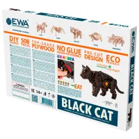 Puzzle 3D Ewa Toys Black Cat 14+/ Numărul de piese: 508 photo 4