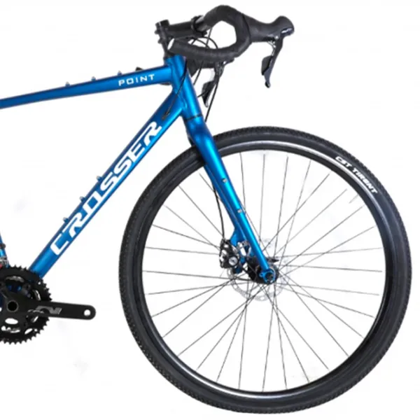 Bicicletă Crosser POINT 700C 28" 17" Aluminiu/ Blue photo 3