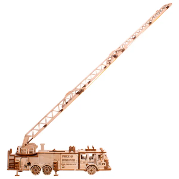 Puzzle 3D Ewa Toys Fire Truck 14+/ Numărul de piese: 439 photo 3