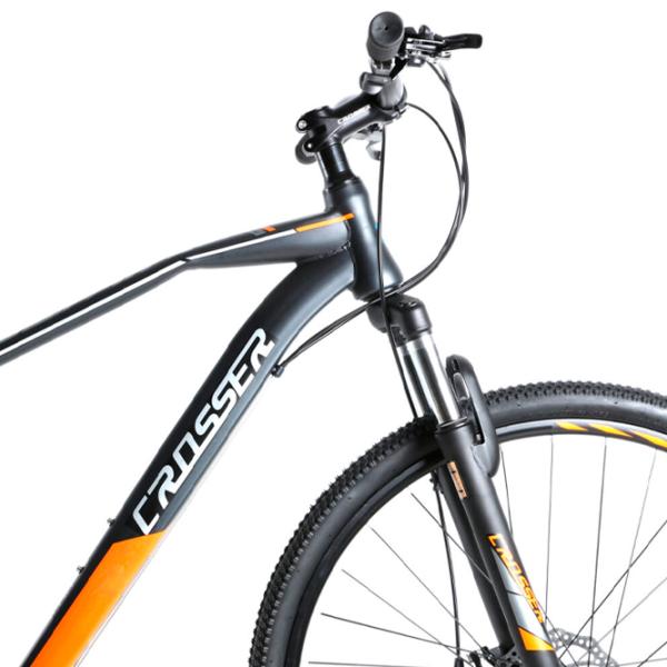 Bicicletă Crosser Gemini 29" 19" Oțel/ Black Orange photo 4